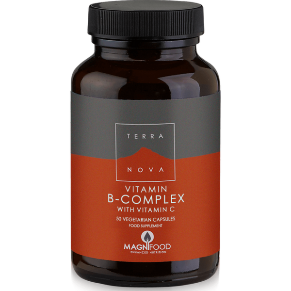 Terranova Vitamin B-Complex With Vitamin C Καινοτόμος Σύνθεση Βιταμινών του Συμπλέγματος Β για Μέγιστη Απορρόφηση 50caps