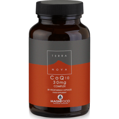 Terranova Co Q10 Complex 30mg Μοναδική Σύνθεση για Μεγιστοποίηση της Απορρόφησης του Συνένζυμου Q10 50caps