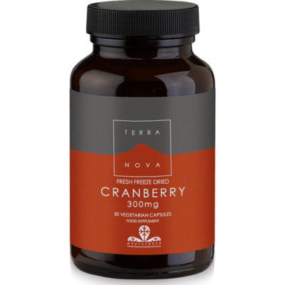 Terranova Cranberry 300mg Βιολογικά Κράνμπερρυ για Υγιές Ουροποιητικό 50caps