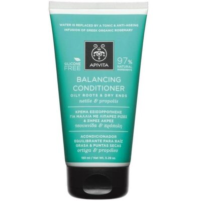 Apivita Balancing Conditioner For Oily Roots & Dry Ends With Nettle & Propolis 150ml