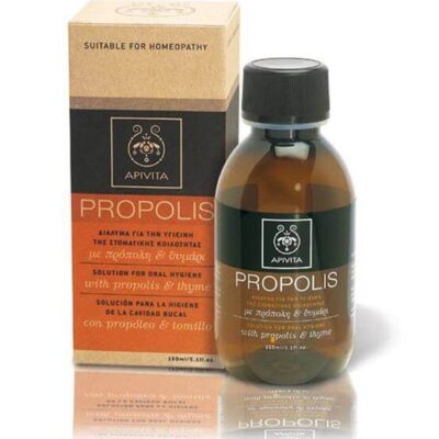 Apivita Propolis Solution For Oral Hygiene With Propolis & Thyme 150ml
