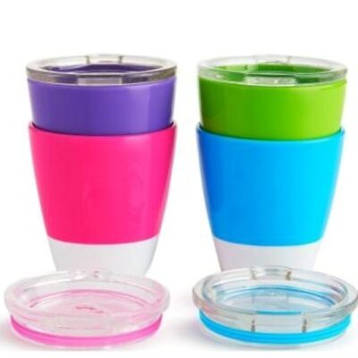 Munchkin Splash 2 Cups with Training Lids Εκπαιδευτικά Ποτήρια