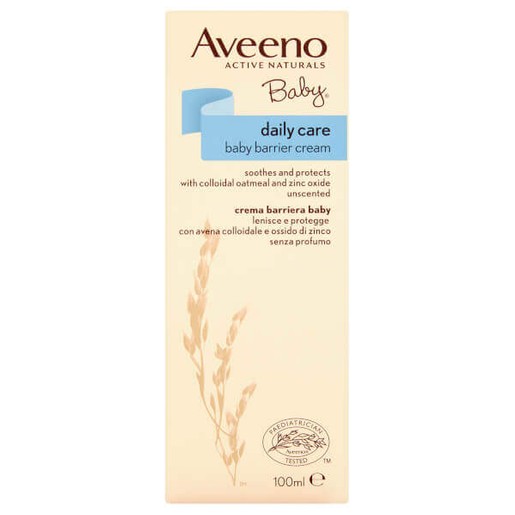 Aveeno Baby Daily Care Barrier Cream Κρέμα Προστασίας Από τους Ερεθισμούς της Πάνας 100ml