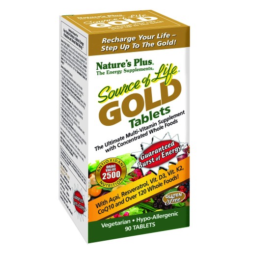 Nature's Plus Source Of Life Gold Πολυβιταμινούχο Συμπλήρωμα Διατροφής 90 Tabs