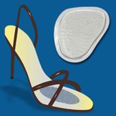 John's Happy Feet Μετατάρσιου Silicone One Size Διάφανο Στήριγμα Μεταταρσίου Για Ψηλοτάκουνα Παπούτσια 17247