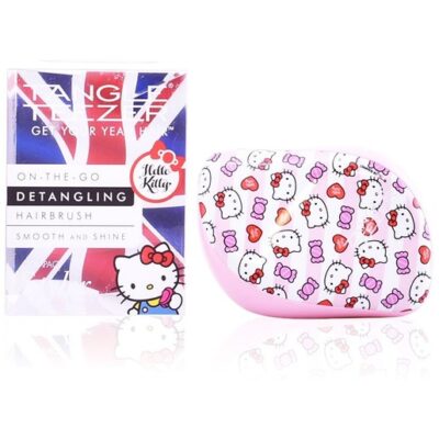 Tangle Teezer Compact Styler Detangling Hairbrush Hello Kitty Ξεμπερδεύει τα Μαλλιά και Απομακρύνει Εύκολα τους Κόμπους 1τμχ