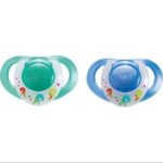 Chicco Physio Πιπίλα Καουτσούκ με Κρίκο 6-12 Μηνών 2τμχ