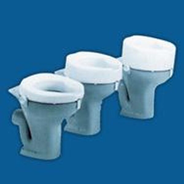 John's Ashby Raised Toilet Seat Ανυψωτικό Τουαλέτας Με Στηρίγματα Λευκό 5 cm 215500