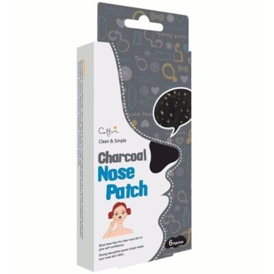 Vican Cettua Clean & Simple Charcoal Nose Strip Επιθέματα για τη Μύτη με Βάση τον Ενεργό Άνθρακα