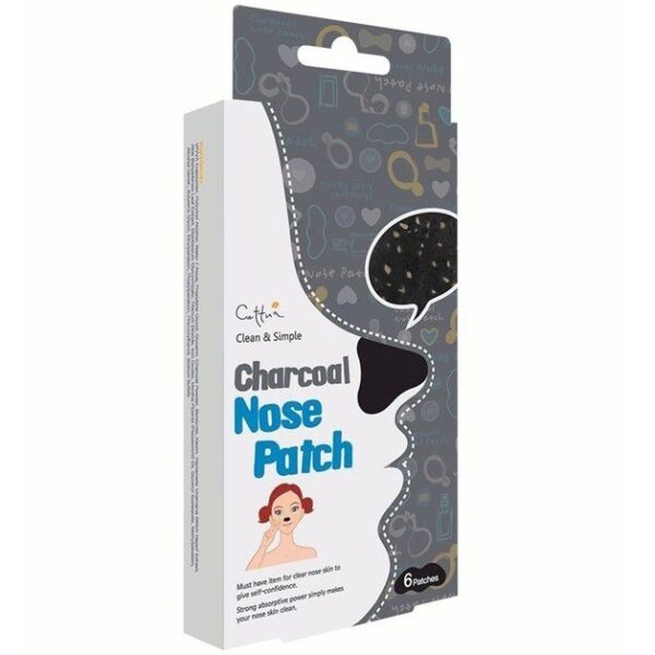 Vican Cettua Clean & Simple Charcoal Nose Strip Επιθέματα για τη Μύτη με Βάση τον Ενεργό Άνθρακα