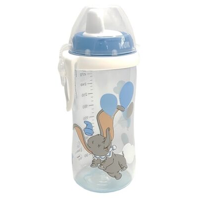 Nuk First Choice Kiddy Cup 12+m Disney Παγουράκι με Ρύγχος Ντάμπο το Ελεφαντάκι Γαλάζιο 300ml 1 Τεμάχιο
