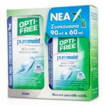 Alcon Opti-Free Πακέτο Προσφοράς Pure Moist 90ml & Δώρο 60ml