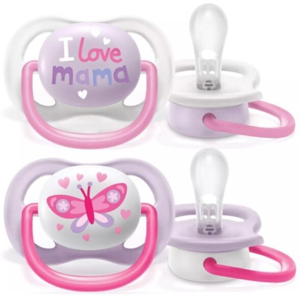 Avent Ultra Air Ελαφριά Πιπίλα για να Αναπνέει το Δέρμα του Μωρού