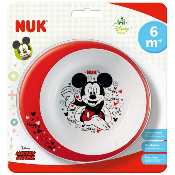 Nuk Disney Mickey Μπολ Εκπαίδευσης Φαγητού 6m+ 1τμχ