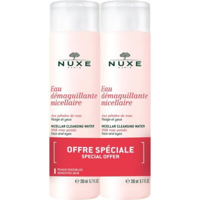 Nuxe Eau Demaquillante Micellaire Καθαριστικό Διάλυμα για Πρόσωπο Μάτια & Χείλη 200ml 1+1Δώρο