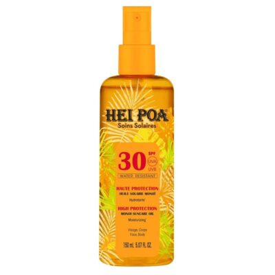 Hei Poa Soins Solaire Monoi Dry Oil Spf30 Tiare Spray 150ml