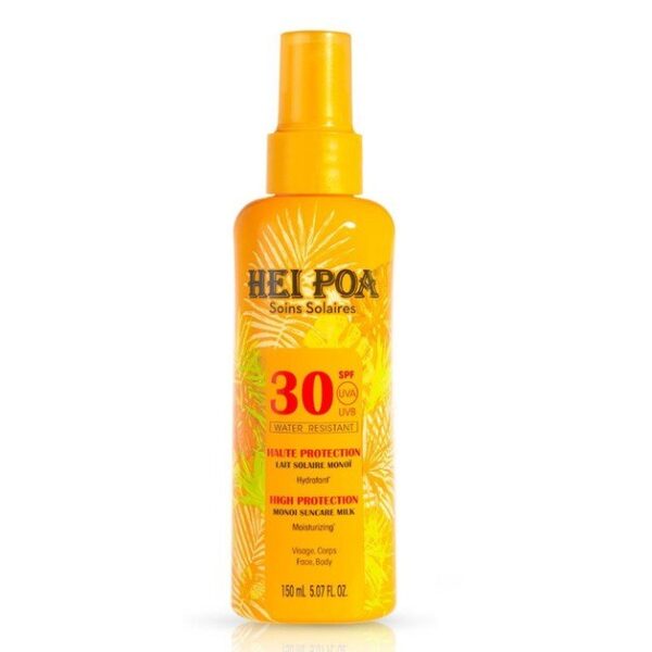 Hei Poa Soins Solaires Lait De Monoi Tiare Spf30