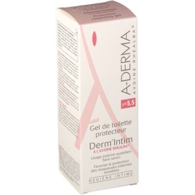 A-Derma Derm'Intim Gel de Toilette Protecteur pH 5.5 200ml Promo -20%