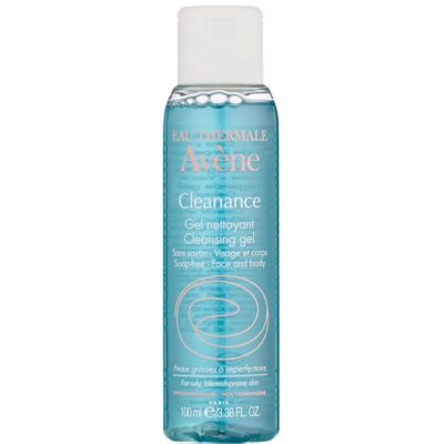Avene Cleanance Gel Nettoyant Travel Size Gel Καθαρισμού Προσώπου & Σώματος για Λιπαρές Επιδερμίδες με Τάση Ακμής 100ml