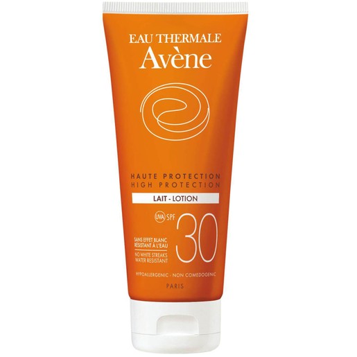 Avene Lait High Protection Spf30 Αντηλιακό Γαλάκτωμα για την Ευαίσθητη Επιδερμίδα του Σώματος 100ml Promo -30%