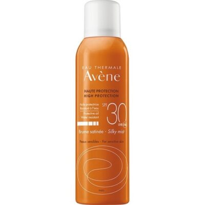 Avene Αντηλιακό Brume Satine Mist SPF30 Αόρατο Αντηλιακό Γαλάκτωμα για Πρόσωπο Σώμα Μαλλιά 150ml
