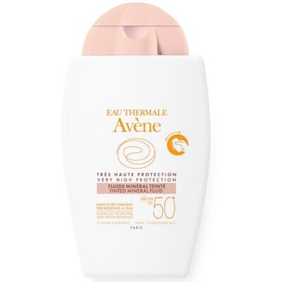Avene Very High Protection Fluide Mineral Teinte Spf50+ Πολύ Υψηλή Αντηλιακή Προστασία για το Ευαίσθητο