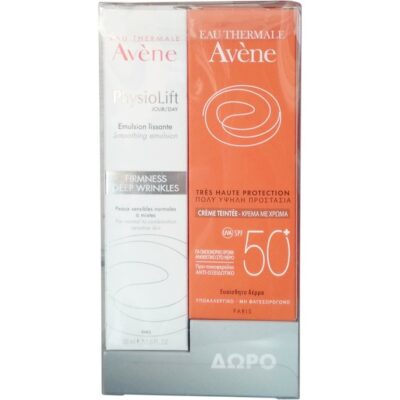 Avene Πακέτο Προσφοράς Physiolift Emulsion Lissante Αντιρυτιδική Λειαντική Κρέμα Ημέρας 30ml & Δώρο Tinted Creme Spf50+