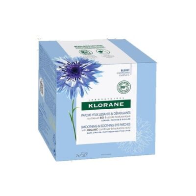 Klorane Smoothing & Soothing Eye Patches with Organic Cornflower & hyaluronic Acid 7x2Patces