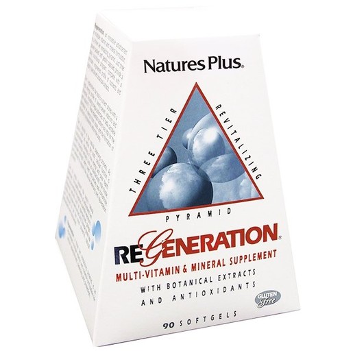 Natures Plus Regeneration Multi-Vitamin & Mineral μία Πυραμίδα Τόνωσης Προστασίας και Ανανέωσης 90softgels