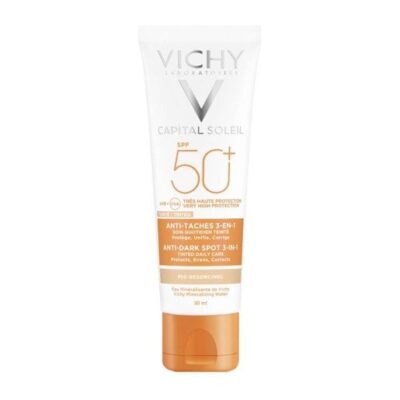 Vichy Capitall Soleil Spf50+ Cream 3-in-1 Tinted Αnti Dark Spots 50ml