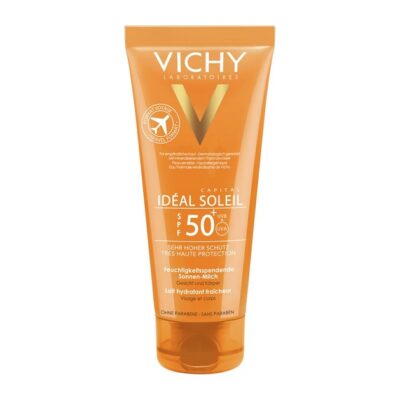 Vichy Ideal Soleil Lait Spf50+ Αντηλιακό Γαλάκτωμα Πολύ Υψηλής Προστασίας Προσώπου-Σώματος για Ευαίσθητες Επιδερμίδες 100ml