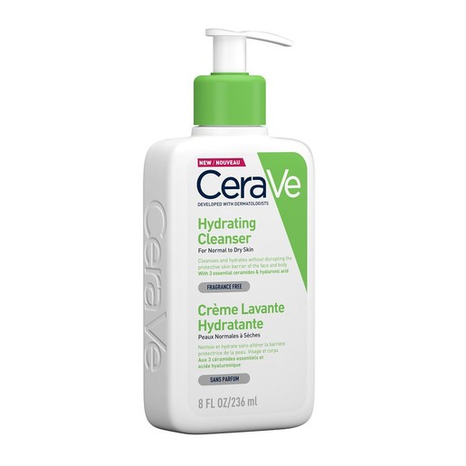 CeraVe Hydrating Cleanser Ενυδατική Κρέμα Καθαρισμού Προσώπου & Σώματος για Κανονική - Ξηρή Επιδερμίδα