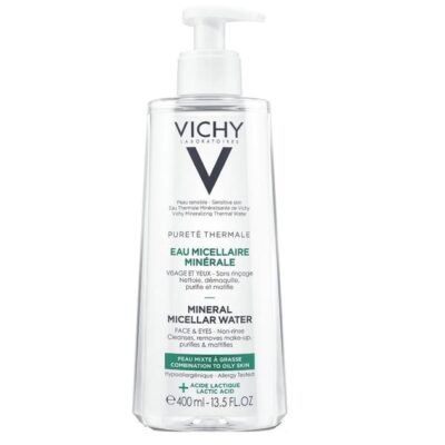 Vichy Purete Thermale Mineral Micellar Water για Μικτή - Λιπαρή Επιδερμίδα 400ml