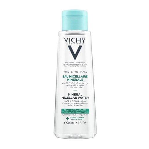 Vichy Purete Thermale Mineral Micellar Water για Μικτή - Λιπαρή Επιδερμίδα 200ml