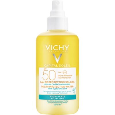 Vichy Capital Soleil Solar Protective Water With Hyaluronic Acid Spf50 Νερό Υψηλής Προστασίας από τον Ήλιο με Υαλουρονικό 200ml