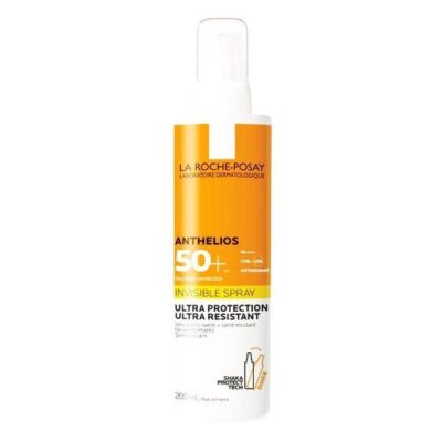 La Roche Posay Anthelios Invisible Shaka Spray Ultra Protection Spf50 Προσφέρει Πολύ Υψηλή Προστασία Ευρέως Φάσματος 200ml