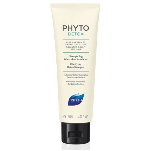 Phyto Detox Clarifying Detox Shampoo Καθαριστικό Αποτοξινωτικό Σαμπουάν που Απομακρύνει Ρύπους από Μαλλιά & Τριχωτό 125ml
