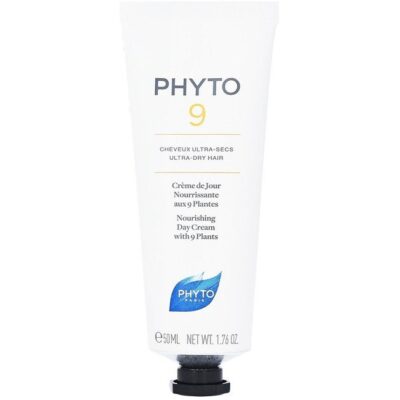 Phyto 9 Nourishing Day Cream With 9 Plants Ultra-Dry Hair Ενυδατική Κρέμα Μαλλιών με 9 Φυτά για Πολύ Ξηρά Μαλλιά 50ml