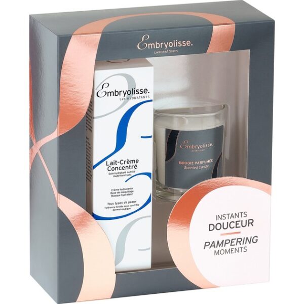 Embryolisse Gift Set Instants Douceur Lait-Creme Concentre 75ml & Δώρο Bougie Parfum 70gr
