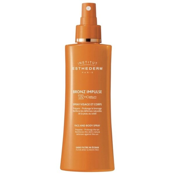 Institut Esthederm Bronz Impulse Face And Body Spray Προετοιμάστε το Δέρμα σας για Μαύρισμα 150ml
