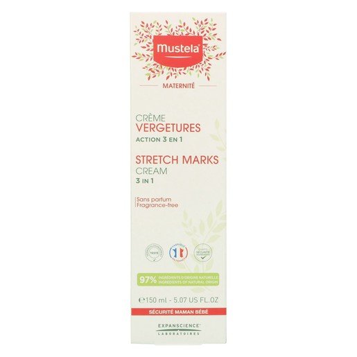 Mustela Maternity Stretch Marks Cream Κρέμα Μείωσης των Ραγάδων Χωρίς Άρωμα 150ml
