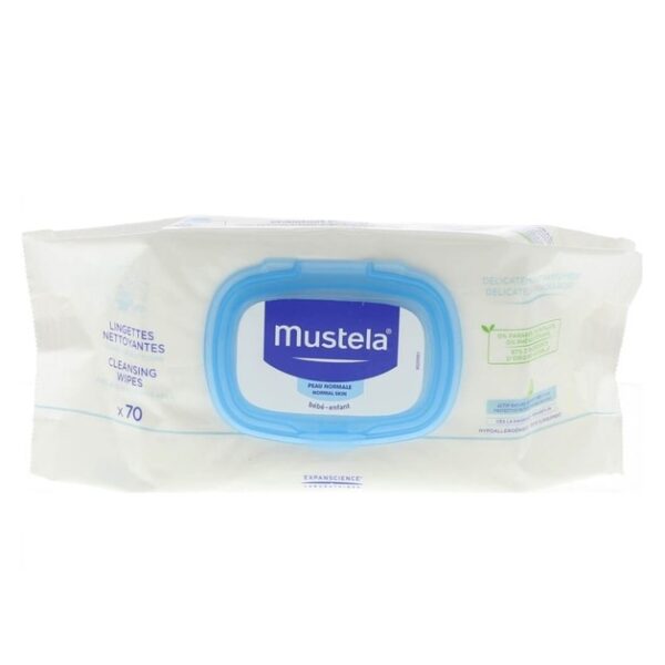 Mustela Bebe Lingettes Nettoyantes Μωρομάντηλα 70 τμχ