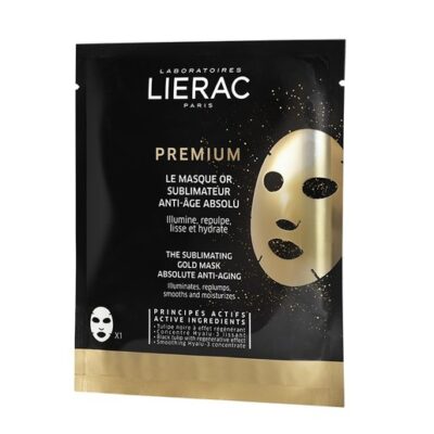 Lierac Premium The Sublimating Gold Mask Absolute Anti-Aging Χρυσή Μάσκα Απόλυτης Αντιγήρανσης 1 Τεμάχιο