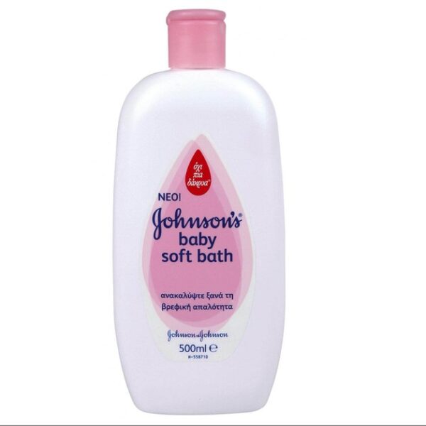 Johnson's Baby Soft Bath Απαλό Βρεφικό Αφρόλουτρο 500ml