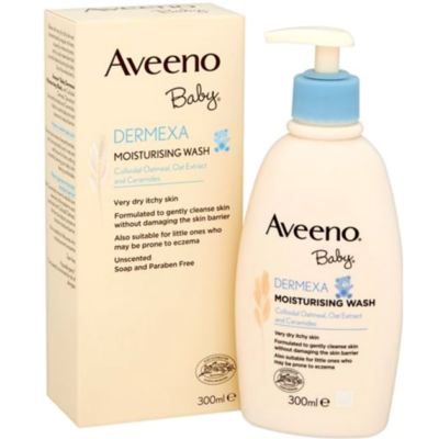 Aveeno Baby Dermexa Moisturising Wash Ενυδατικό Καθαριστικό Σώματος για Μωρά με Τάση για Ατοπία 300ml