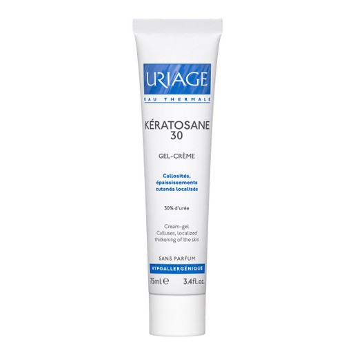 Uriage Eau Thermale Keratosane 30 Cream Gel 30% Urea Προσφέρει Ολοκληρωμένη Καταπραϋντική Φροντίδα 75ml