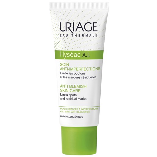 Uriage Eau Thermale Hyseac Anti Blemish Skincare Συμβάλλει στην Ταχεία Εξάλειψη των Ατελειών 40ml