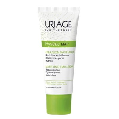 Uriage Eau Thermale Hyseac Mat Matifying Emulsion Εξασφαλίζει ματ Αποτέλεσμα Ενυδάτωση και Στυπτικές Ιδιότητες 40ml