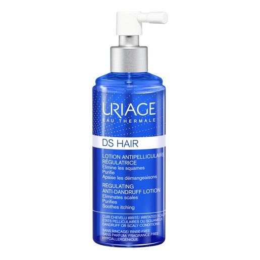 Uriage Eau Thermale Ds Hair Regulating Anti Dandruff Lotion Προσφέρει Δράση Κατά των Νιφάδων 100ml