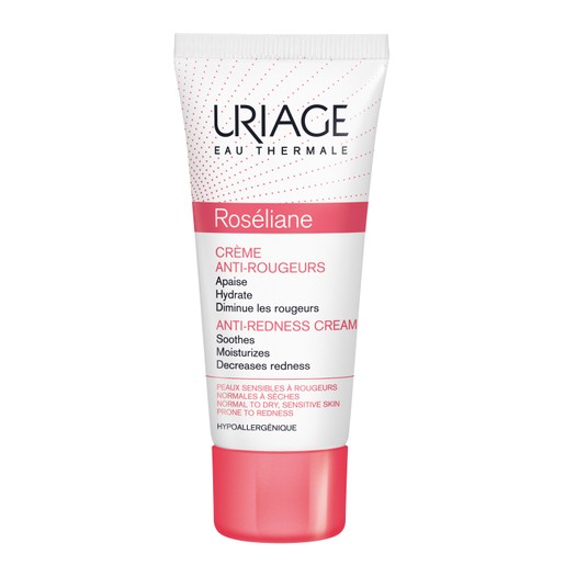 Uriage Eau Thermale Roseliane Anti Redness Cream Αναστέλλει τους Βασικούς Παράγοντες που Προκαλούν Ερυθρίαση 40ml
